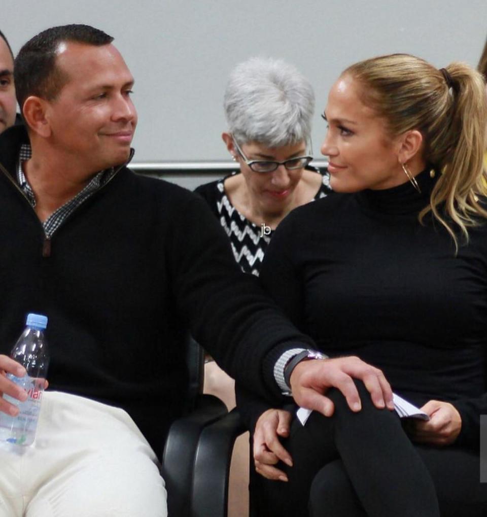 Jennifer Lopez and Alex Rodriguez make googly eyes