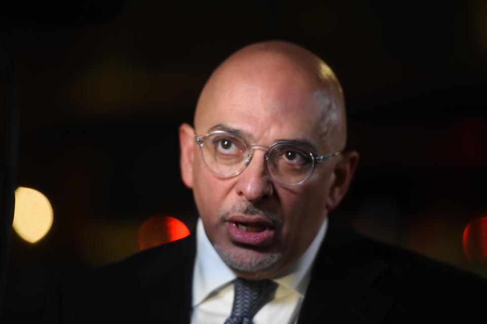 Conservative MP Nadim Zahawi talks to the media in Westminster, London, as Tory MPs hold a vote of confidence in Prime Minister Theresa May.