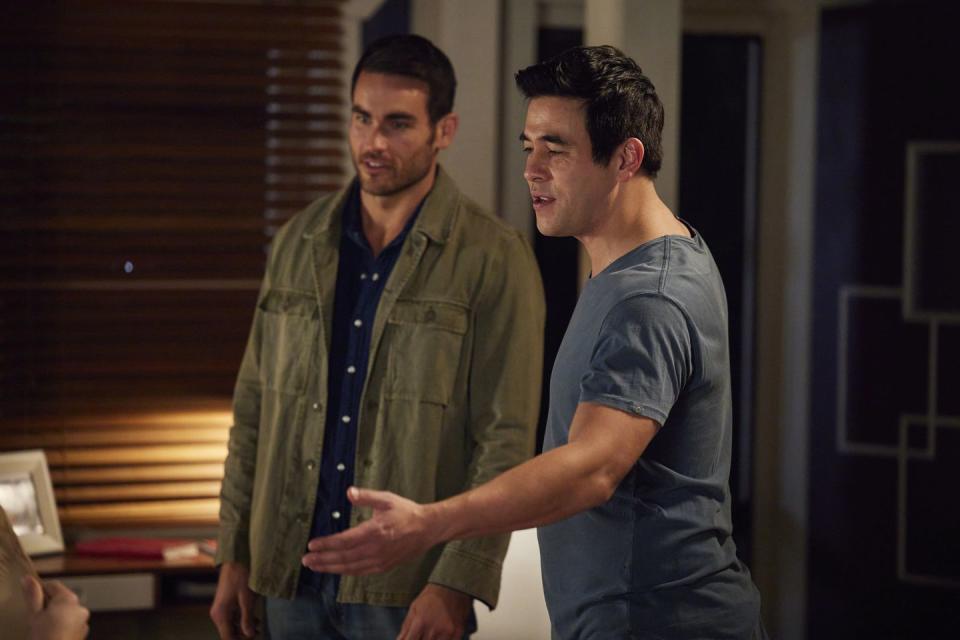cash newman and justin morgan in home and away