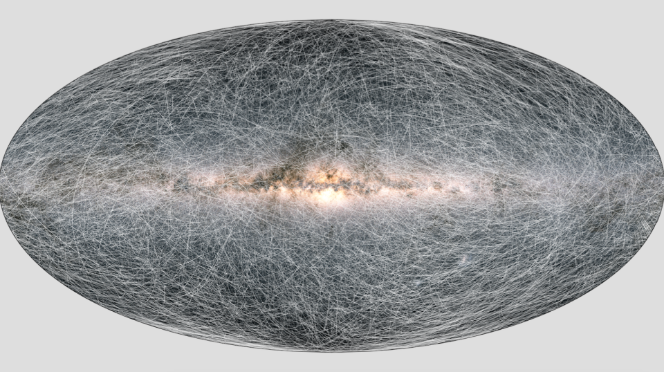Stellar motion for the next 400 thousand years registered by Gaia. - Credit: Courtesy of ESA