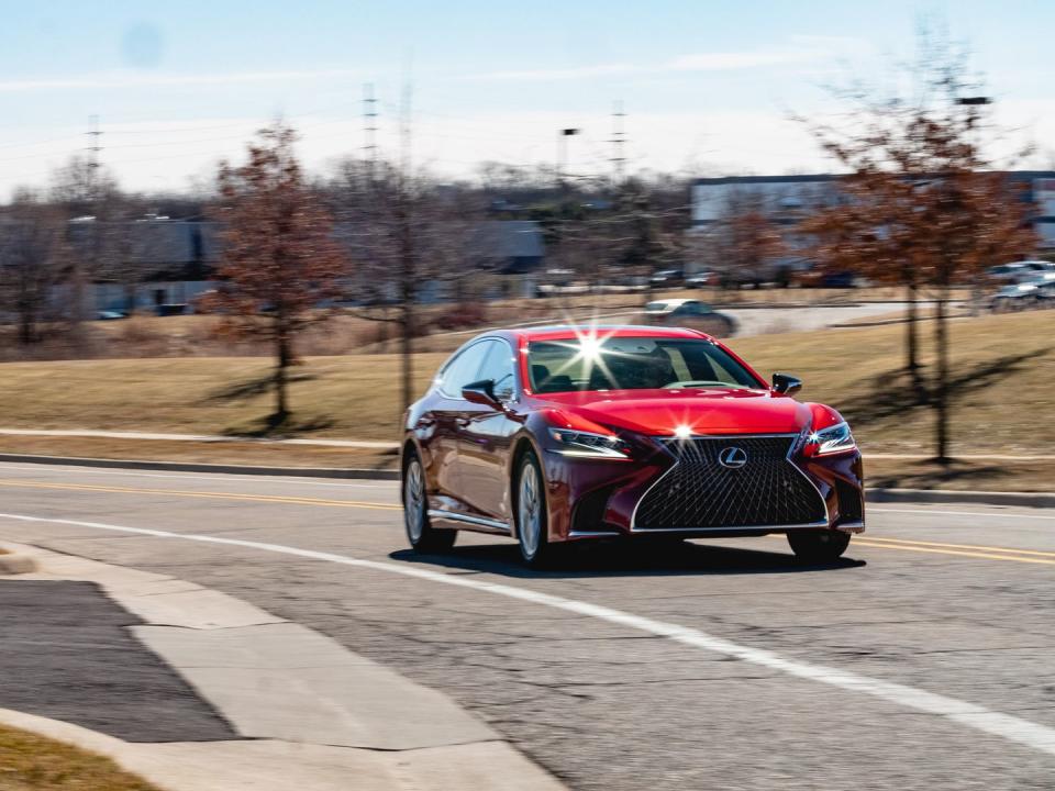 View Photos of the 2019 Lexus LS500h Hybrid