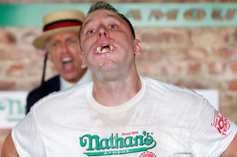 Nathan's Famous Fourth of July International Hot Dog-Eating Contest in Brooklyn, New York