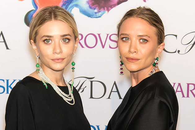 Mary-Kate and Ashley Olsen.