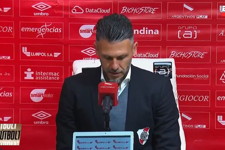 Demichelis reconoció que se fue 