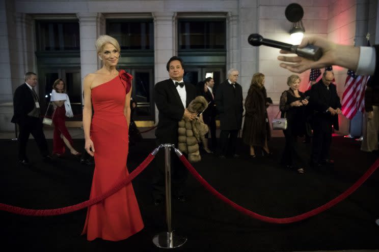 Kellyanne Conway attends an event at Union Station. (Photo: Getty Images)