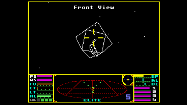 <p> Sacrilege? Heresy? Lunacy? All of the above? A lack of commercial success in the USA means many sadly never got the opportunity to appreciate Dave Braben and Ian Bells masterwork, so will doubtless view its top ranking in disbelief. But those lucky enough to experience the wireframe thrills back in the day know that nothing else came close to providing such an immersive, one-more-hit, all-consuming experience. Blending complex physics, trading elements, and plenty of Star Wars indebted shoot-em-up action, and framing the action in an open-ended universe, Elite is the spiritual predecessor of everything from Wing Commander through to the Grand Theft Auto series. Elite at number one? Damn right. </p>