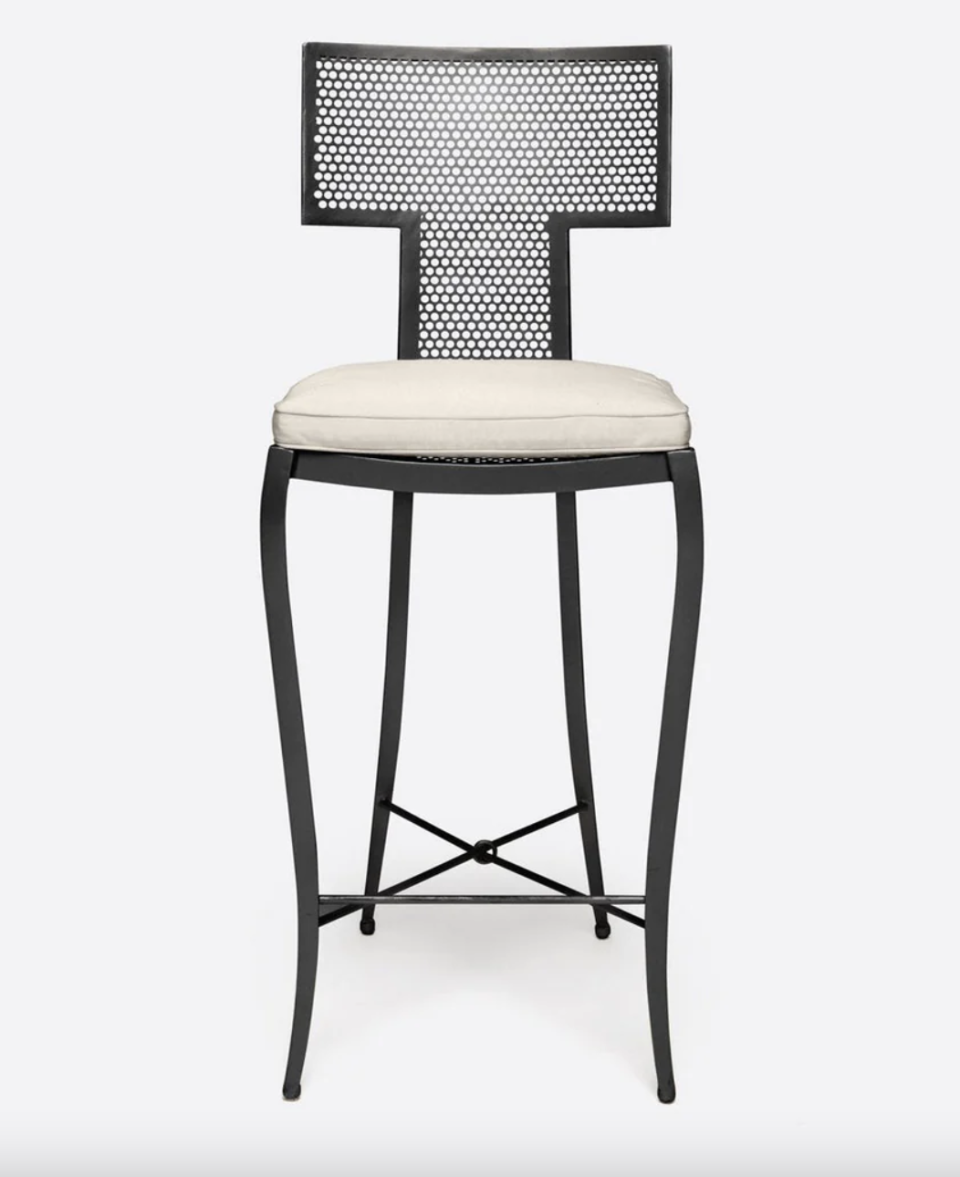 <p><a href="https://stephaniecohenhome.com/products/made-goods-hadley-mesh-metal-outdoor-bar-stool-furhadleybsbk-2aliv?currency=USD&variant=37551769354437&stkn=73e2dde280c7&gclid=Cj0KCQjwpc-oBhCGARIsAH6ote8VjdimDr75Yxfq30_PVgb588Wd3oFdu9BydGX9e5yFTnv9yRXHuPgaAiM-EALw_wcB" rel="nofollow noopener" target="_blank" data-ylk="slk:Shop Now;elm:context_link;itc:0;sec:content-canvas" class="link ">Shop Now</a></p><p>Hadley Metal Outdoor Bar Stool</p><p>Stephanie Cohen Home</p><p>$1250.00</p><span class="copyright">Courtesy of Made Goods</span>