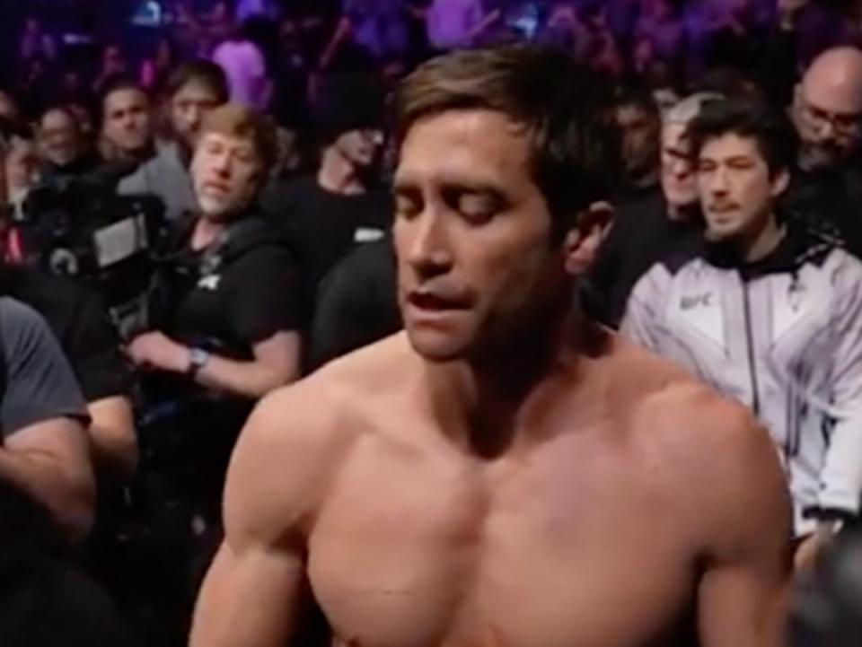 Jake Gyllenhaal ‘fights’ UFC match for new film (Twitter)