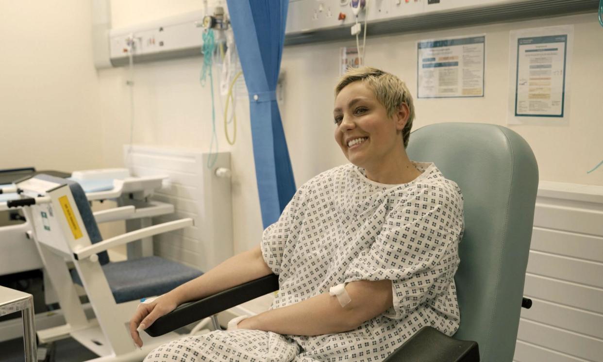 <span>Remarkably resilient … Amy Dowden in the BBC documentary Strictly Amy: Cancer and Me.</span><span>Photograph: BBC/Wildflame Productions</span>