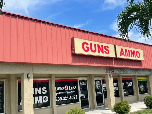 Two teenagers were arrested in connection with an overnight robbery at Guns 4 Less, 2113 Del Prado Boulevard South.
