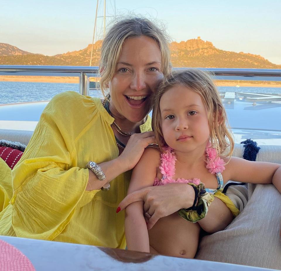 Kate Hudson and her daughter Rani