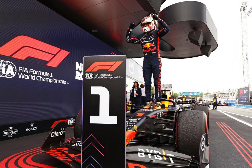 Max Verstappen was once again triumphant in Barcelona (Getty Images)