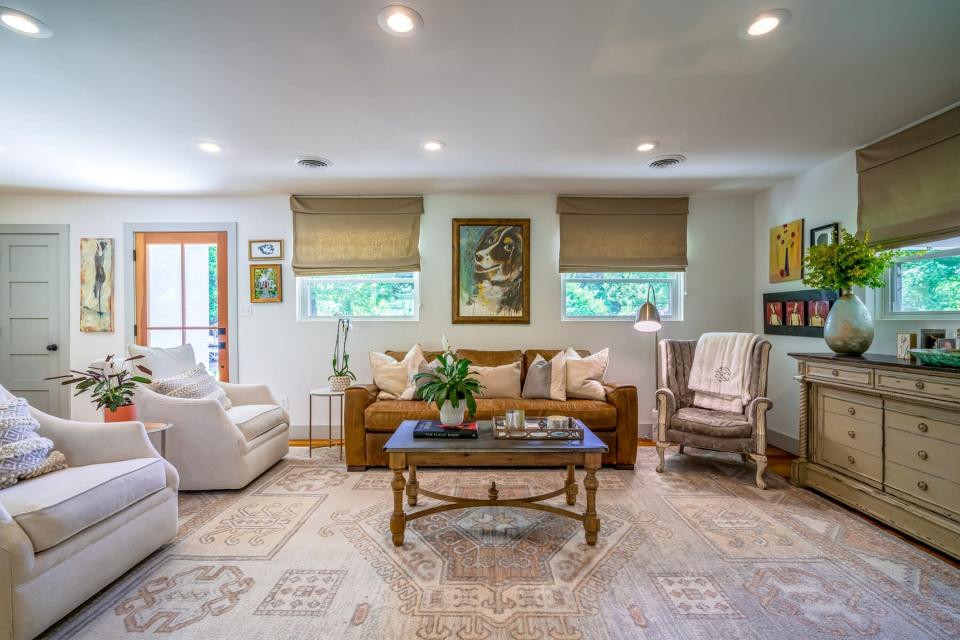 Interior of a living room in an Oxford Graduate Homes