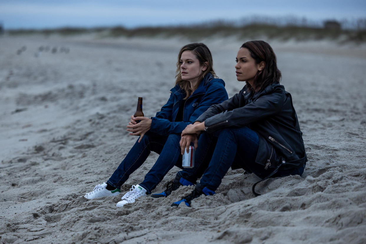 Monica Raymund, right, and Tonya Glanz in season two of 