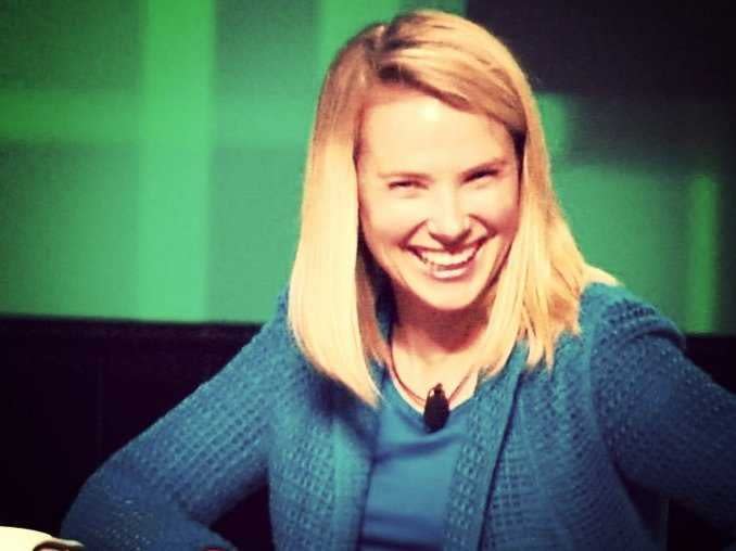 Marissa Mayer, filtered photo