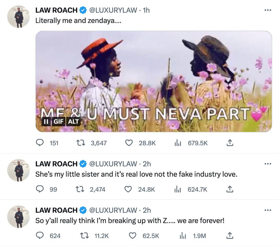 law roach's tweets