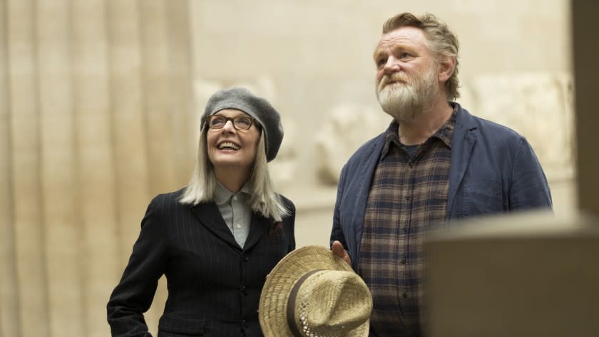 (L-R)- Diane Keaton as ?Emily Walters? and Brendan Gleeson as ?Donald Horner? in Joel Hopkins?s "Ham