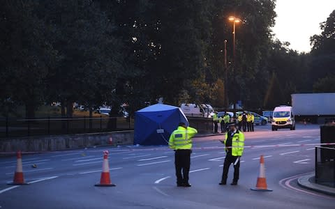 Police were called to the scene in the early hours of Thursday morning, where the 66-year-old man was found seriously injured. - Credit: &nbsp;Jeremy Selwyn/&nbsp;Evening Standard / eyevine
