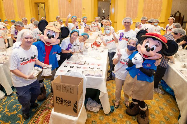 <p>Walt Disney Parks and Resorts</p> Mickey Mouse and Minnie Mouse