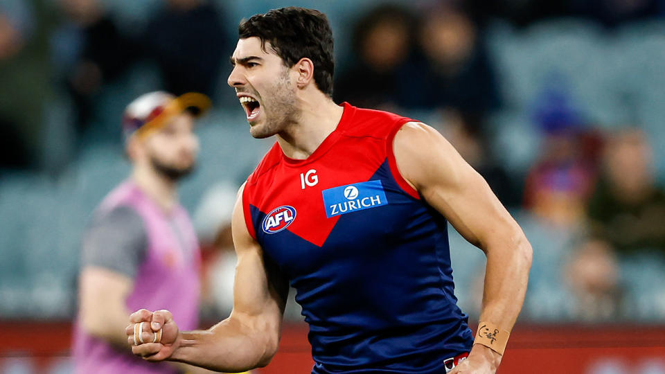 Seen here, Melbourne Demons star Christian Petracca.