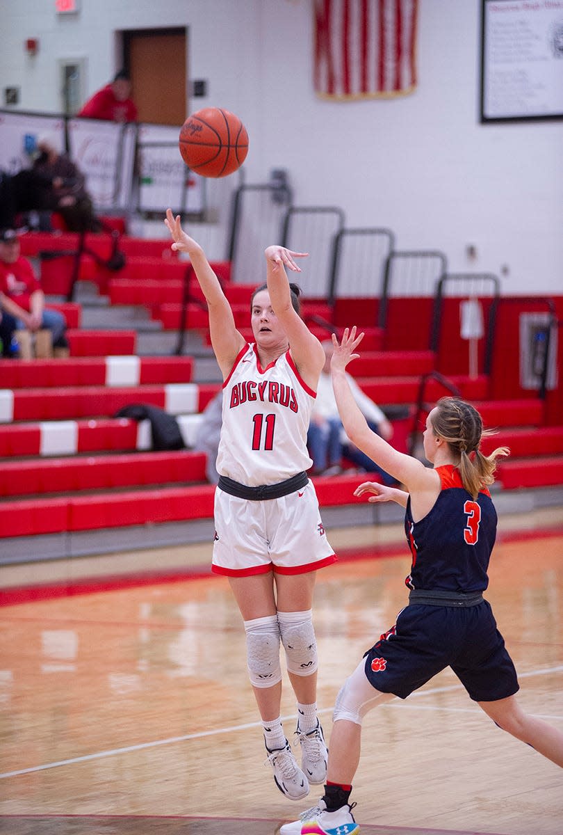 Bucyrus' Adacyn Rister shoots a 3.