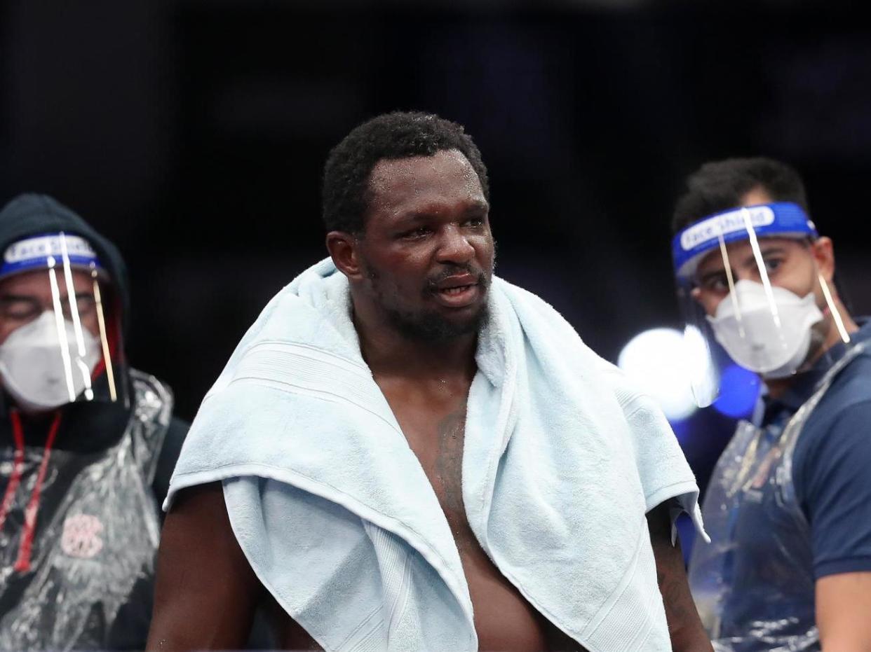 Dillian Whyte reacts to defeat to Alexander Povetkin: Mark Robinson