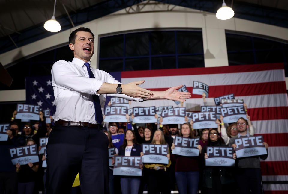 Wird sich Pete Buttigieg durchsetzen? (Bild: Win McNamee/Getty Images)