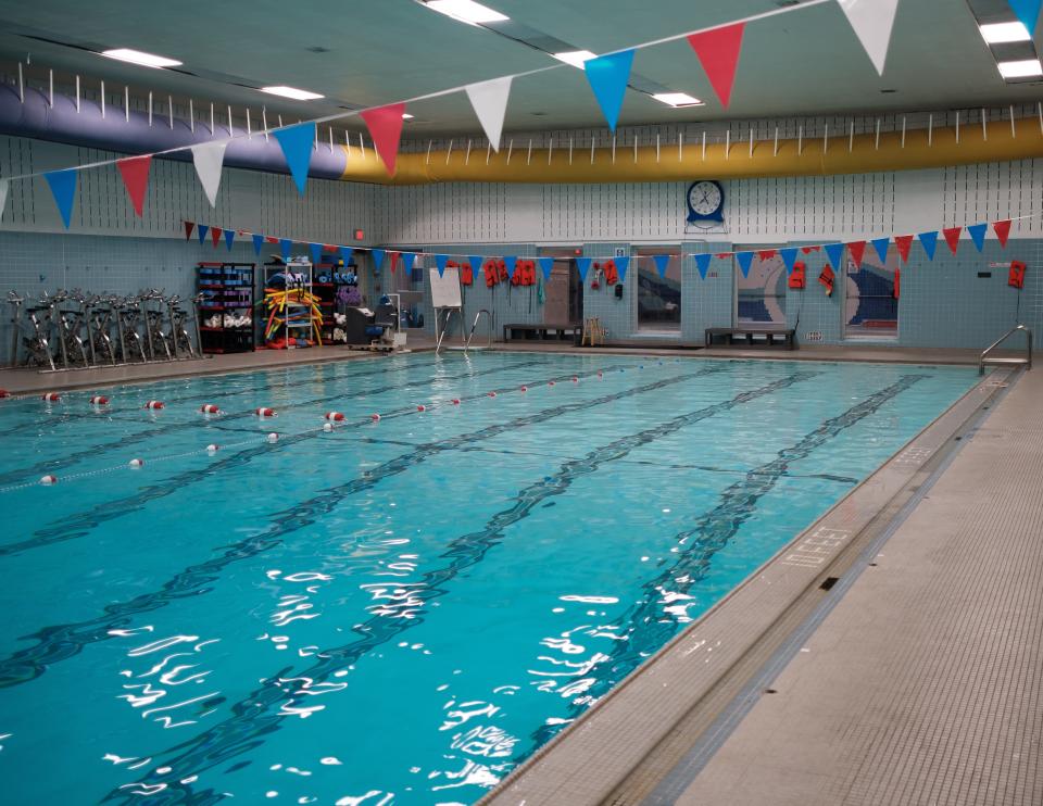 The swimming pool inside of the YMCA in Rome located at 301 W Bloomfield St. on Tuesday, November 22, 2022.