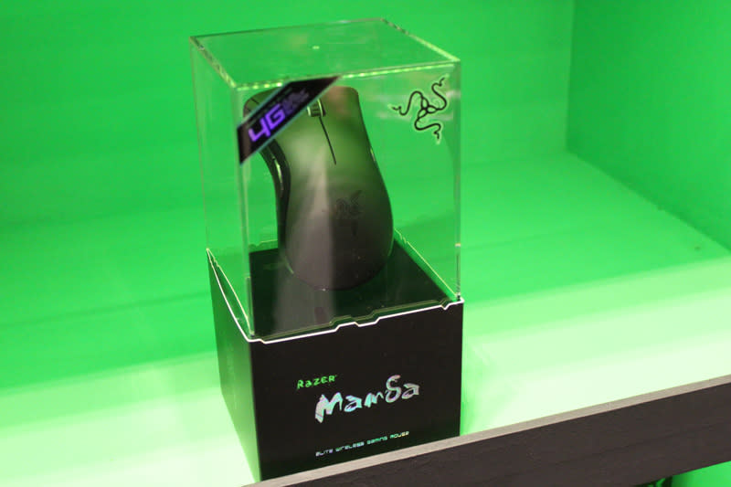 The Razer Mamba 2014 is a 5400dpi laser mouse with 7 programmable buttons and connects via Bluetooth. It's meant for right handed users, has DPI adjustment and replaceable feet. It's going for $179.90 (U.P.$219).