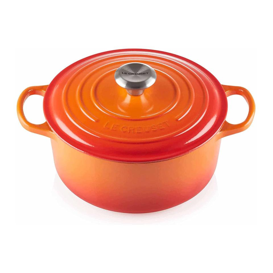 Le Creuset Enameled Cast Iron Signature Round Dutch Oven in Flame