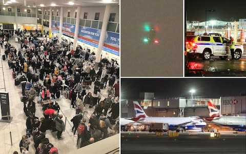 The drones caused chaos at Gatwick Airport