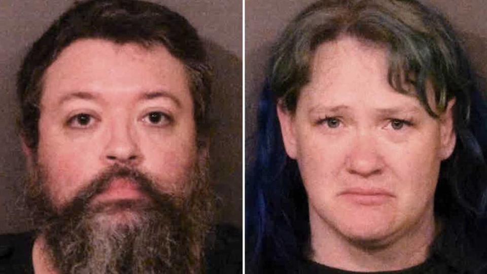 Cory Albert Blakley, left, and Kimberly Rachel Blakley, both 37 years old, are charged in the death of their 9-year-old adoptive son, who died several days after a 911 call on Feb. 2, 2024, for the unresponsive boy in the family’s Roseville home.