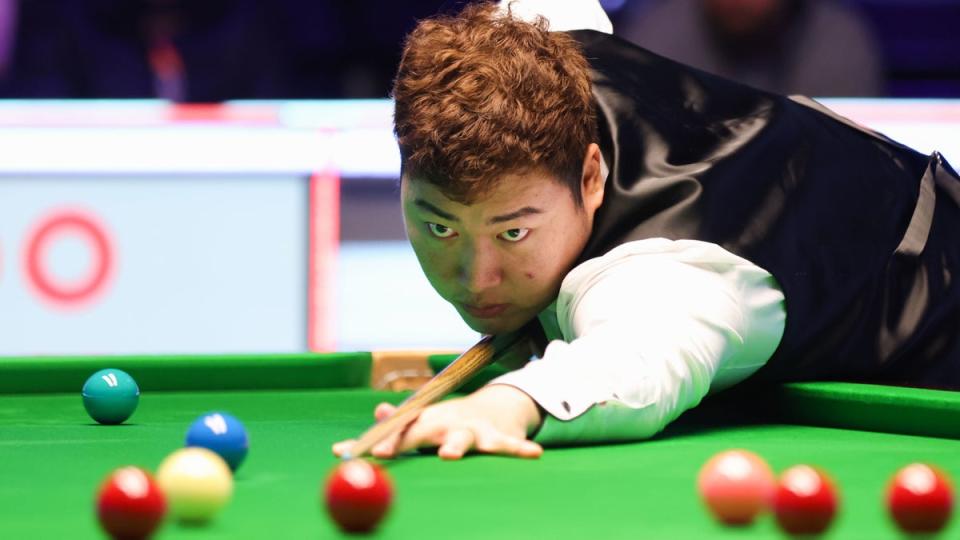 Yan Bingtao won the Masters in 2021  (PA)