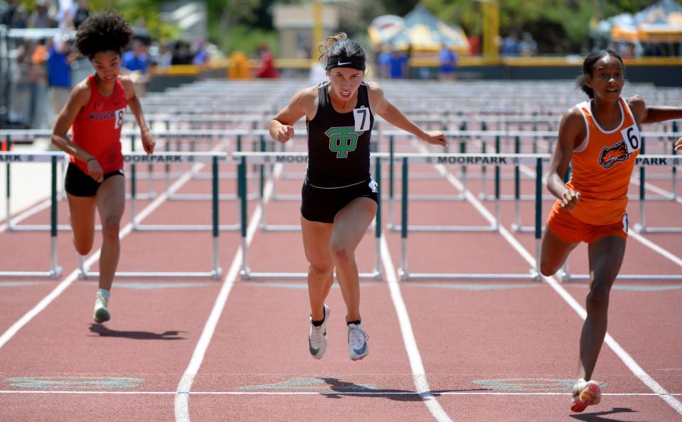 Thousand Oaks High's Lauren Thai qualified for the state meet in the 100 and 300 hurdles.