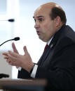 State Rep. Walt Brooks, R-St. George, sponsor of HB60, speaks to members of the House Judiciary Standing Committee at the Capitol in Salt Lake City, Friday, Jan. 22, 2021. HB60 would remove the state's requirement for law-abiding Utahns over the age of 21 to have a permit to lawfully carry a concealed firearm. (Laura Seitz/The Deseret News via AP)