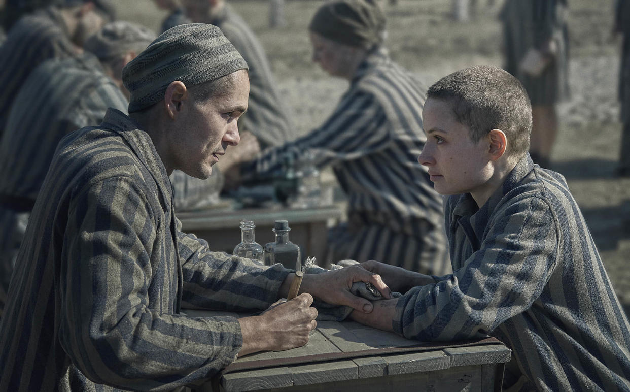 Scene from The Tattooist of Auschwitz (Martin Mlaka / Sky UK)