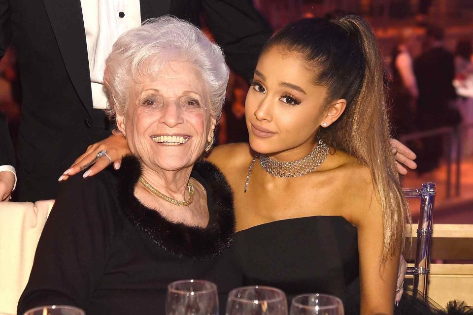 <p>Kevin Mazur/Getty</p> Marjorie Grande and Ariana Grande attend the 2016 Time 100 Gala on April 26, 2016 in New York City.  