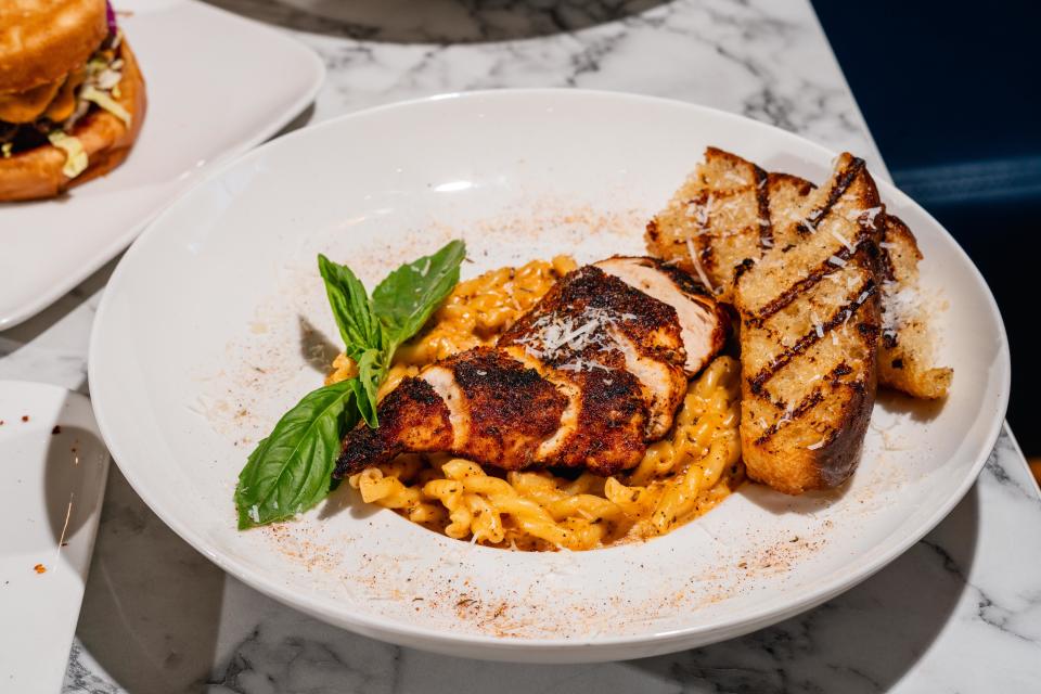 The Cajun chicken pasta from The Finch, opening in Nashville in March, 2024.