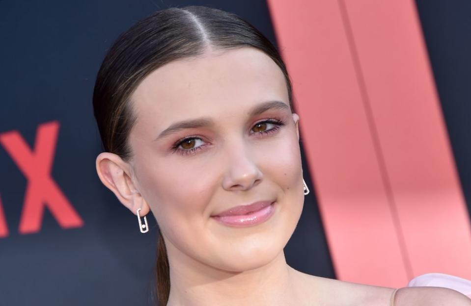 Fans have been left confused by Millie Bobby Brown's latest skincare tutorial [Photo: Getty]