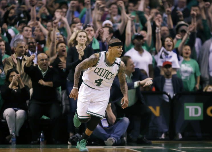 Isaiah Thomas should form a potent combo with Hayward. (AP)