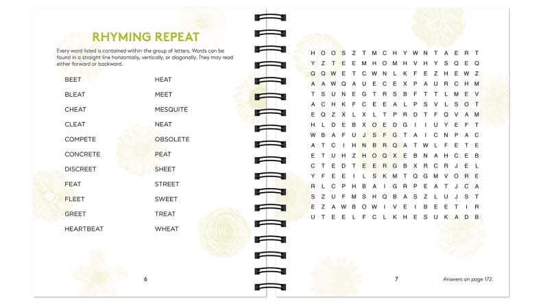 Distract your mind with the Brain Games: Everyday Mindfulness Word Search book.