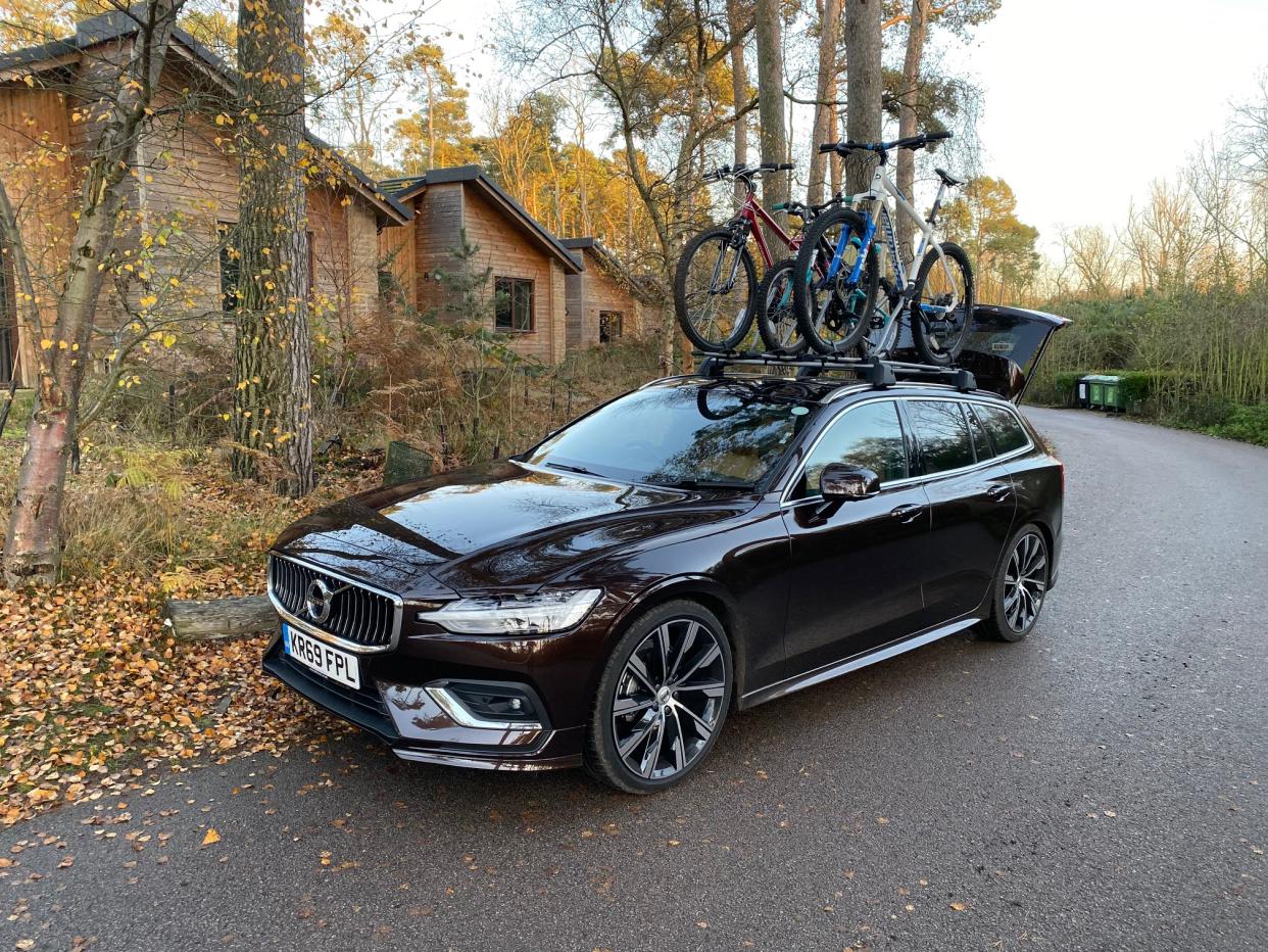 The V60's bike rack proved immensely popular