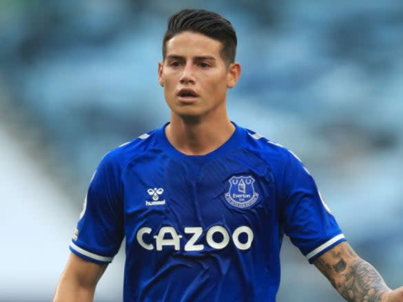 James Rodriguez debuted for Everton at Spurs (Getty Images)