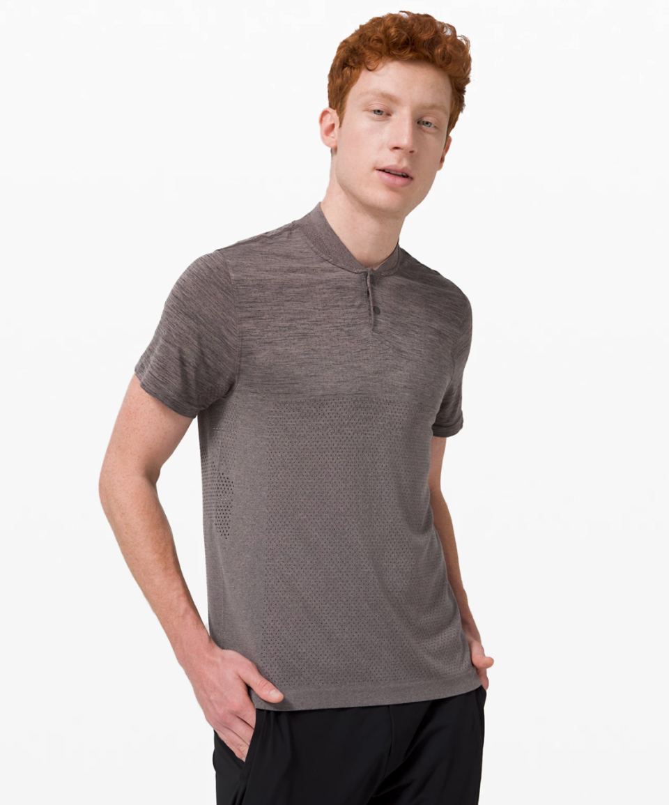 Metal Vent Breathe Polo. Image via Lululemon.