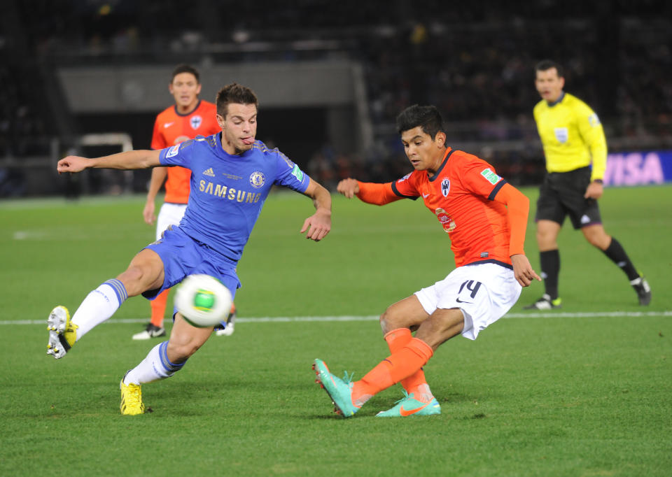 Jesús Corona con Rayados enfrentándose al Chelsea en el Mundial de Clubes 2012. (Kaz Photography/Getty Images)