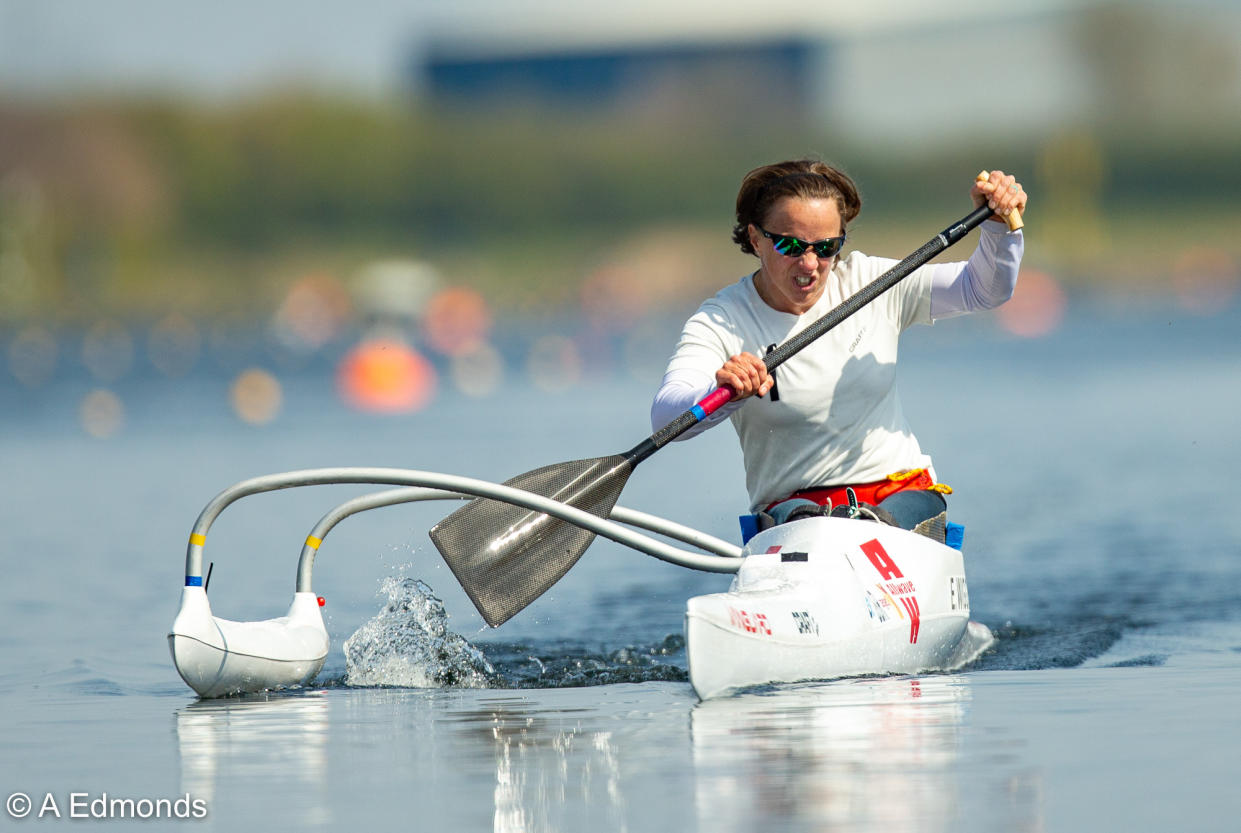 2016 Paralympic champion Emma Wiggs is hoping to compete in two boats at this summer's rescheduled Games © A Edmonds