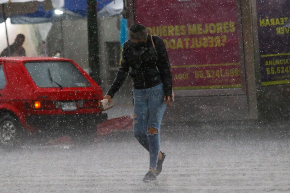 Lluvias en Ciudad de México.  FOTO: MOISÉS PABLO/CUARTOSCURO.COM