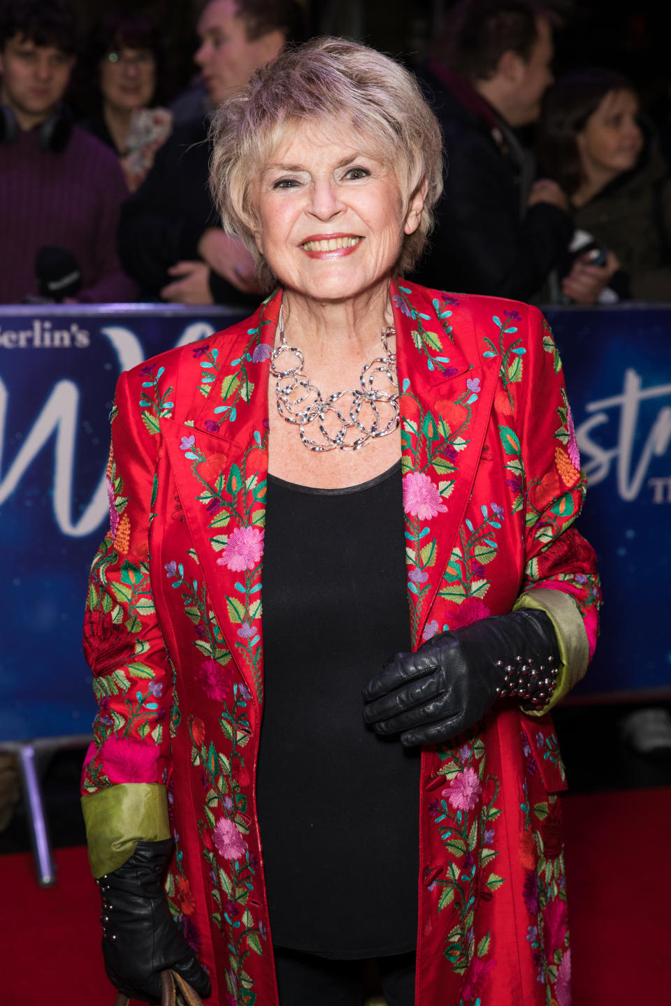  LONDON, UNITED KINGDOM, NOVEMBER 25, 2019: Gloria Hunniford attends the White Christmas Musical press night at the Dominion Theatre. (Photo by Phil Lewis / SOPA Images/Sipa USA) 