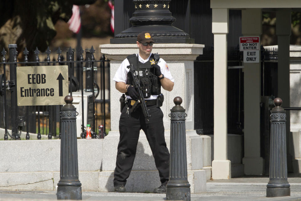 White House on lockdown after report of nearby shooting