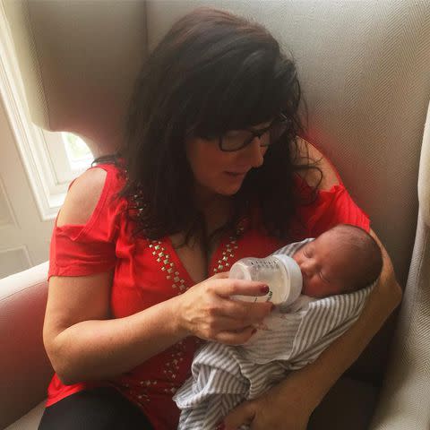 <p>Kevin Jonas/Instagram</p> Denise Jonas with her granddaughter
